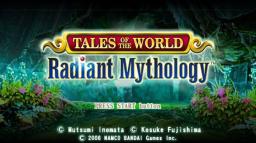Tales of the World: Radiant Mythology Title Screen